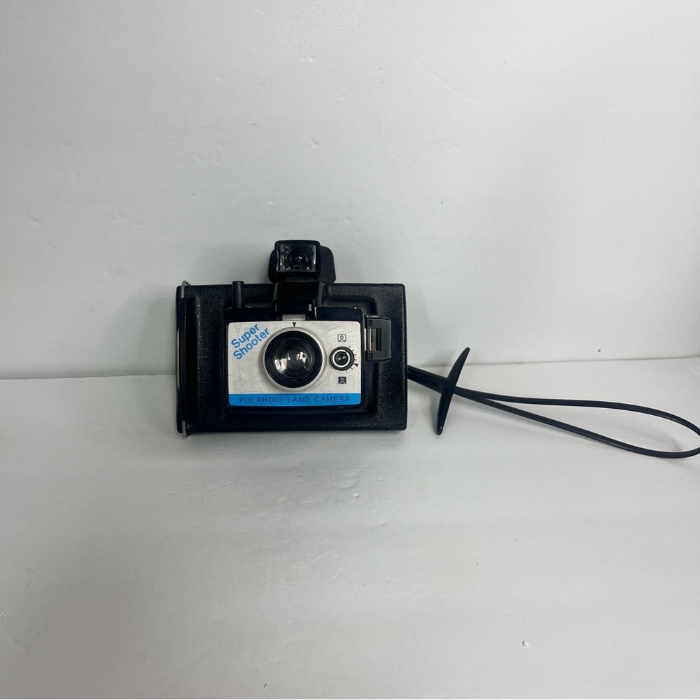vintage‎ polaroid super shooter instant land camera 1975-1977 strap